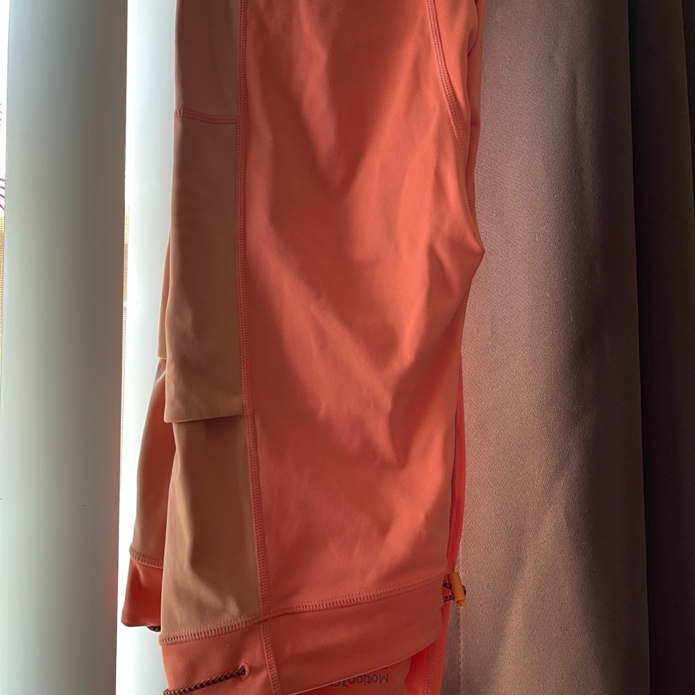Coral Orange Athletic Leggings